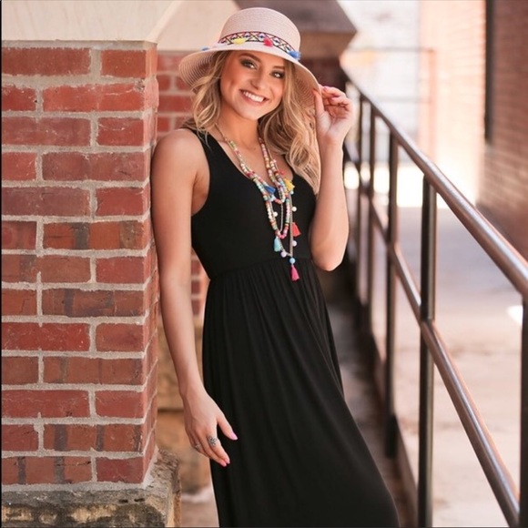 Black Maxi Dress - Picture 2 of 2